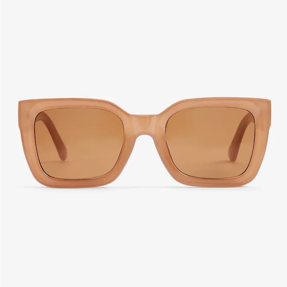 NWT Express Thick Frame Angular Sunglasses
